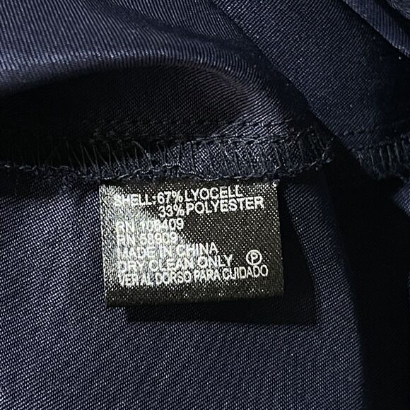 Antonio Melani SZ 8 Shiloh Shirt Dress Bell Sleeve Button-Up Cold Shoulder Blue - Picture 8 of 9